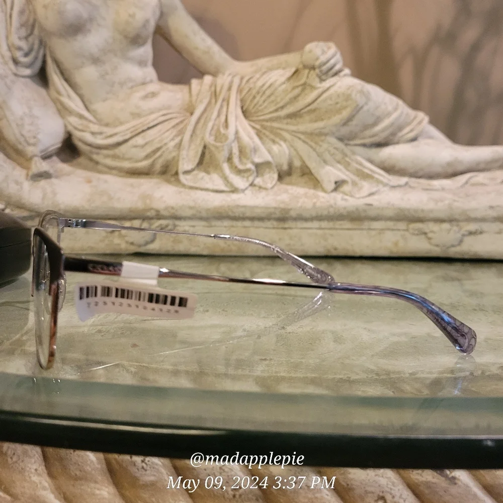 Coach HC5111 Perscription Eyeglass Frames Only Metal Cat Eye Designer #87